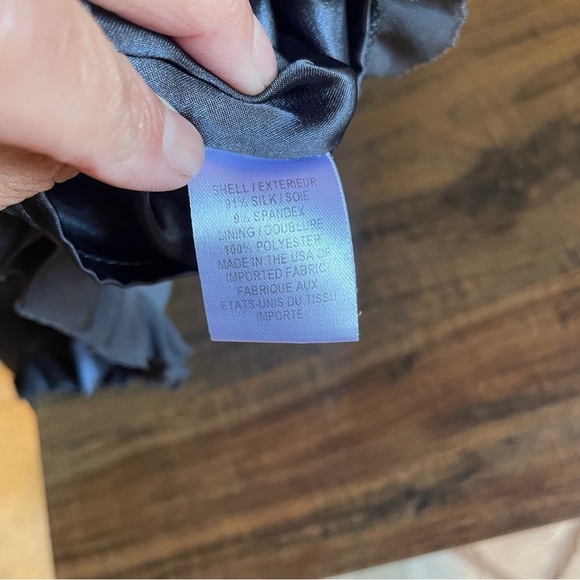 Vintage Milly of New York Silk Ruffle Dress Fully Lined - Picture 7 of 7